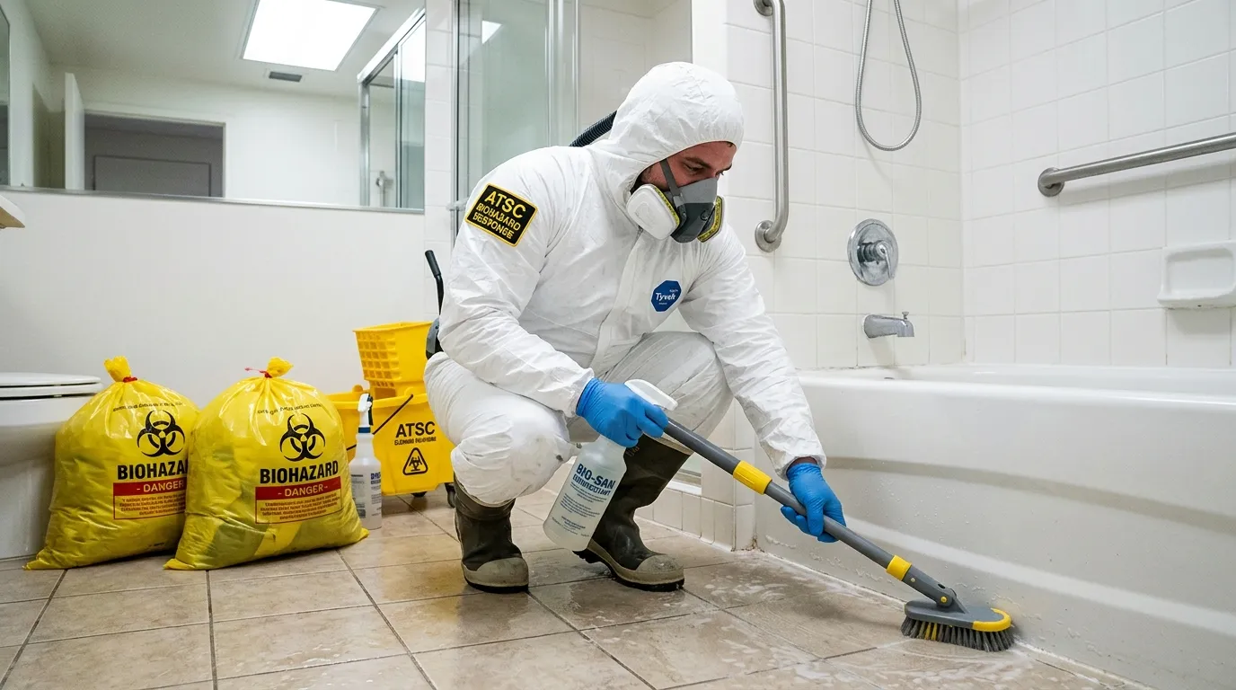 Decontamination equipment deployed for Blood Cleanup in Centerville